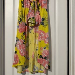 Justice Green Wrap Maxi Skirt Tie Front